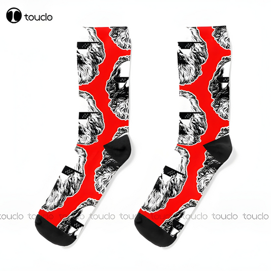 Unisex Karl Marx In SG Funky Socks